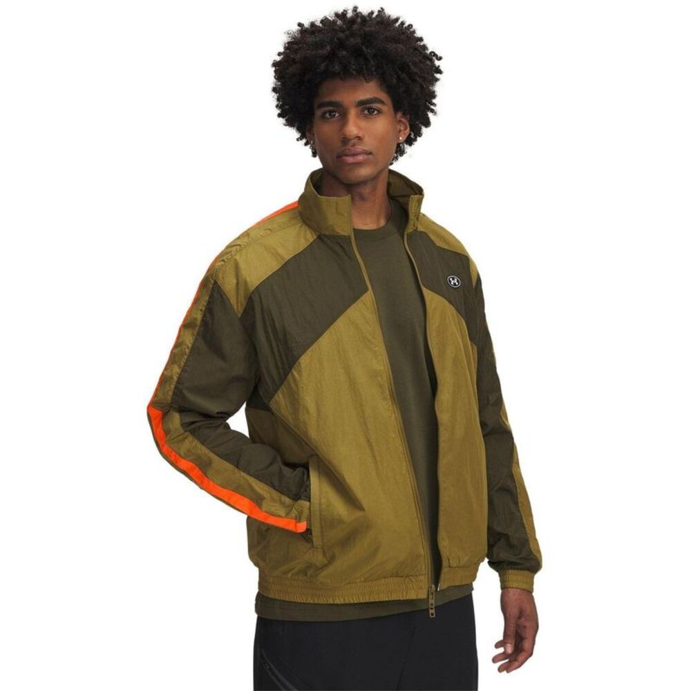 Under Armour Mens Colour Block Track Jacket / Green